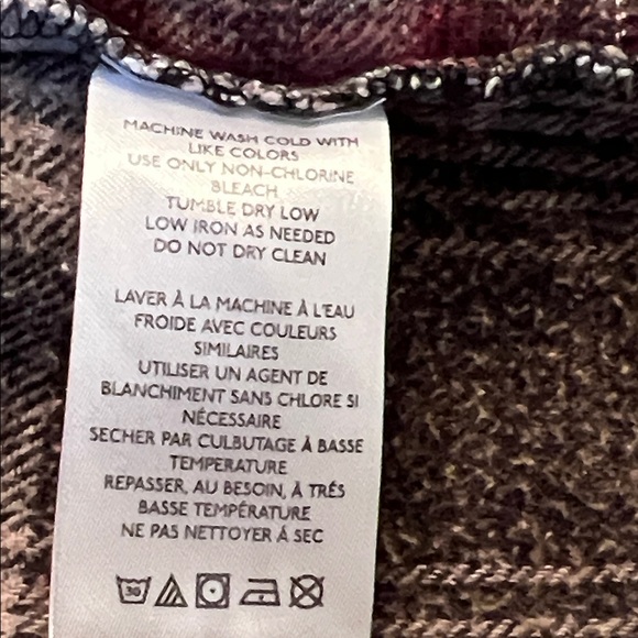 BDG Urban Outfitters shirt flannel patchwork 90’s Shacket M - Picture 13 of 14